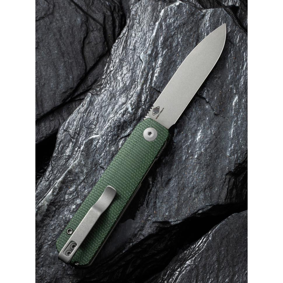 Ніж складаний кишеньковий Civivi Sendy, (7.2 см) Nitro-V / Micarta темно-зелений Київ - фото 13