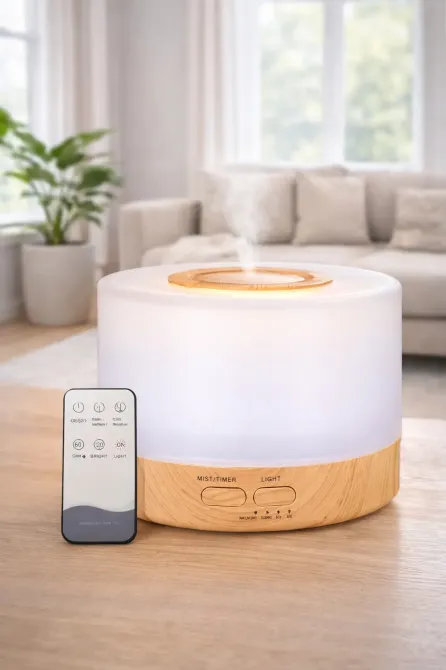 Увлажнитель воздуха очиститель 3в1 / Ультразвуковой бесшумный аромадифузор 700 мл / Портативный светодиодный ночник Коломыя - изображение 1