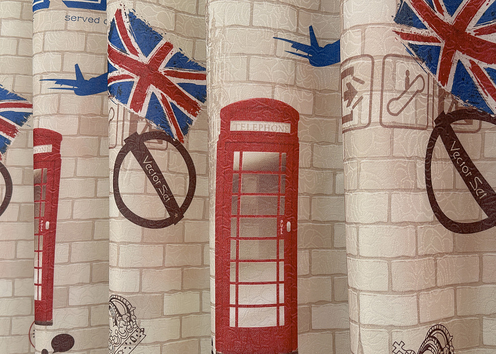 Комплект готових штор VR-Textil Фотоштори Лондон № 914ш Різнобарвний 150х270 см 2 шт (30-039) Київ - фото 7