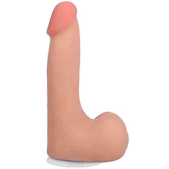 Фаллоимитатор Doc Johnson The Realistic Cock ULTRASKYN - 7 Inch with Balls Vanilla Sex Aura Киев