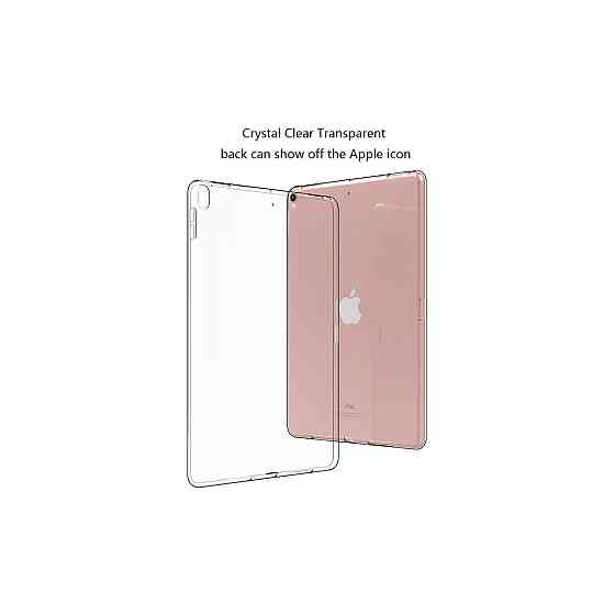 Чохол накладка бампер iCoverCase Ultra Thin Silicone Back Cover прозорий TPU 0.3 мм для iPad Pro 10.5 і 12.9 Київ