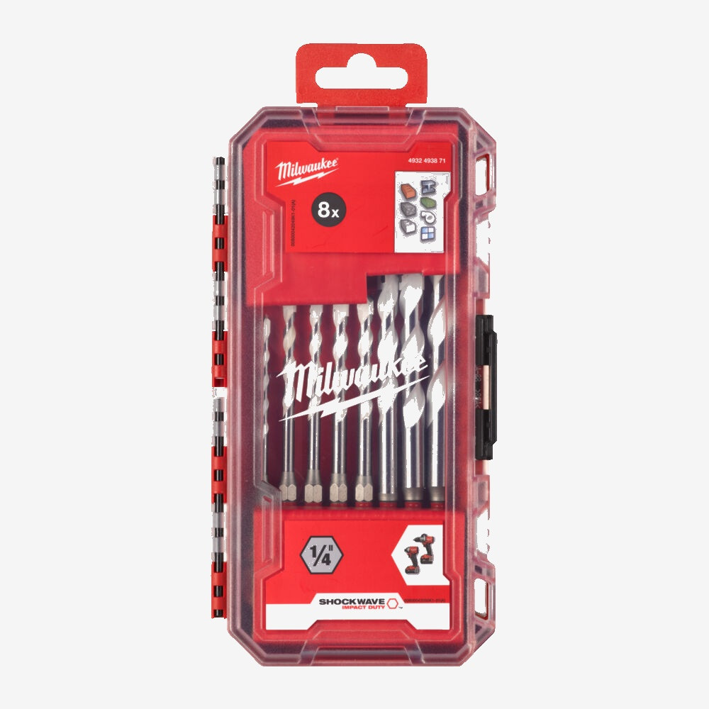 Набор сверл универсальных ShW HEX MILWAUKEE №2, (8шт) Одесса - изображение 2