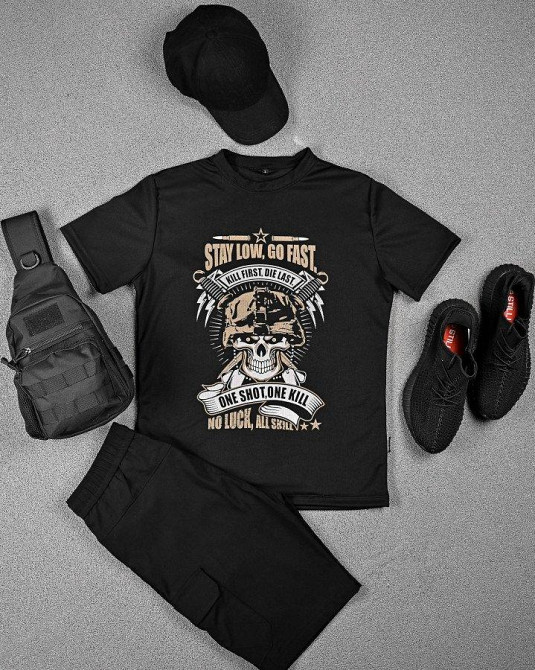 Тактическая футболка Oblivion  Go fast  Oblivion black ДЛ6582 Одесса - изображение 2