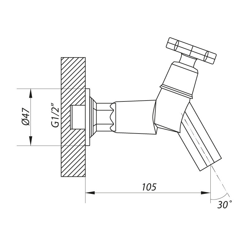 Монокран Zerix JIK22 102-A сатин настінний (ZX2757) Чернівці - фото 2