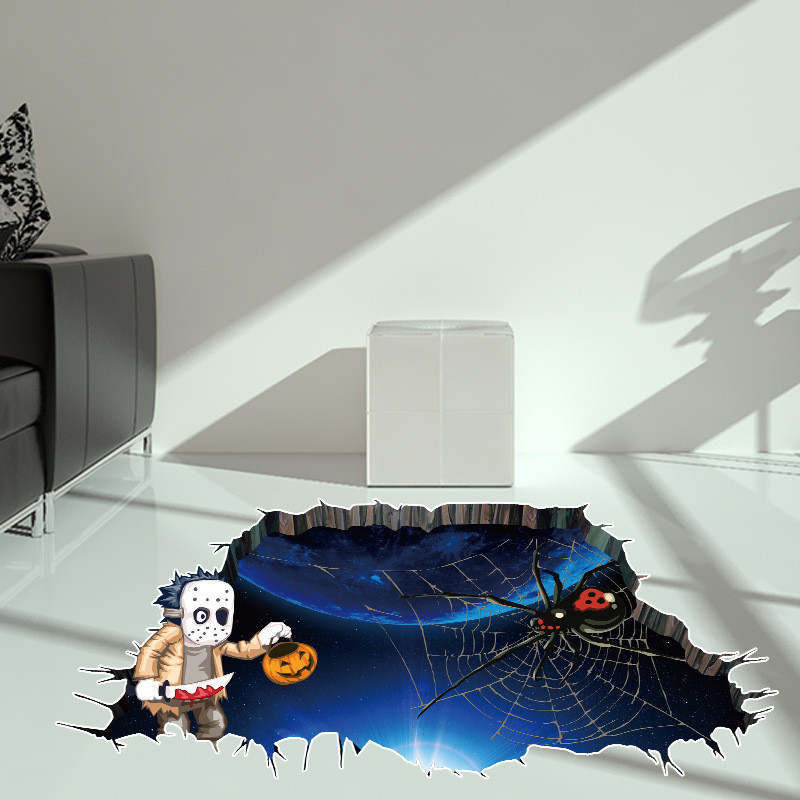 Наклейки на Хелловін 75 на 34 см різнобарвний Київ - фото 1