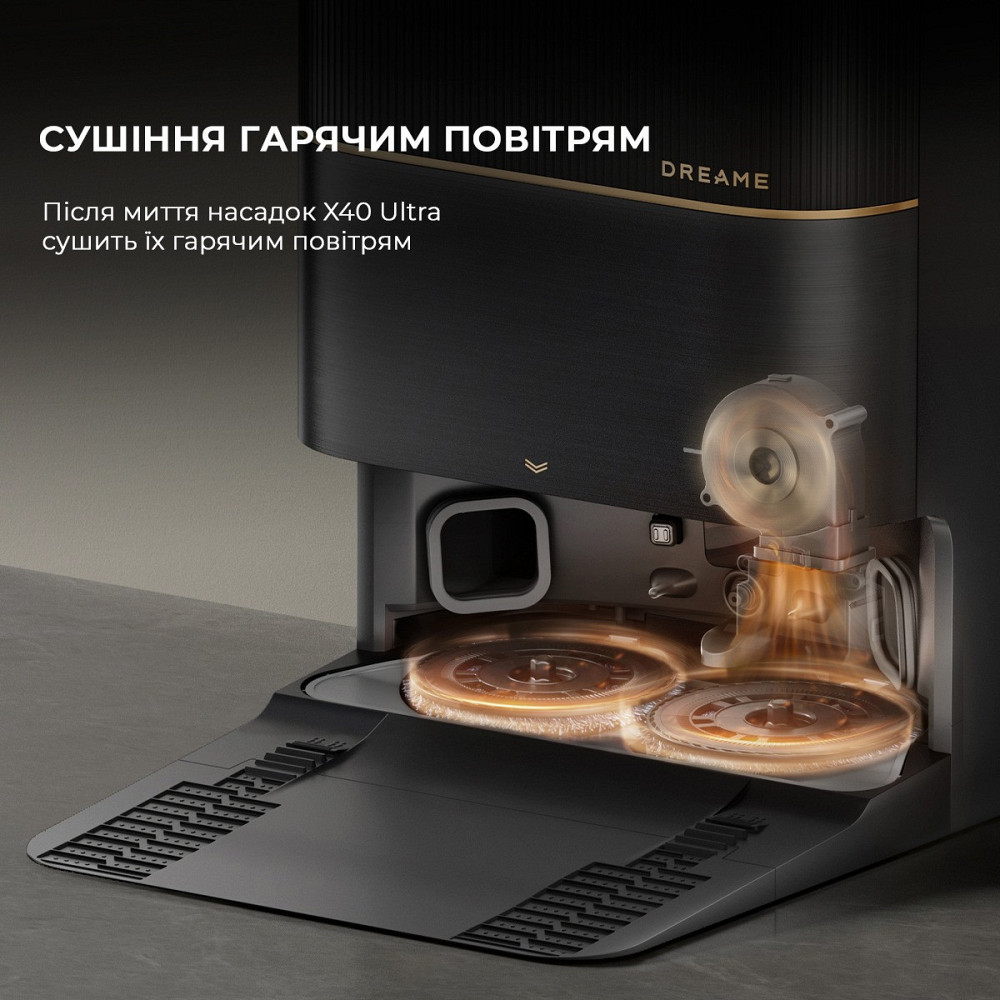 Робот-пилосос Dreame Bot X40 Ultra Black (RLX63CE-Bl) ( 18295 ) Харків - фото 10
