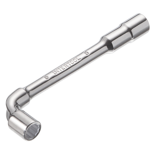 Ключ торцевий з отвором, L-подібний, 8 мм INTERTOOL HT-1608 Київ - фото 8