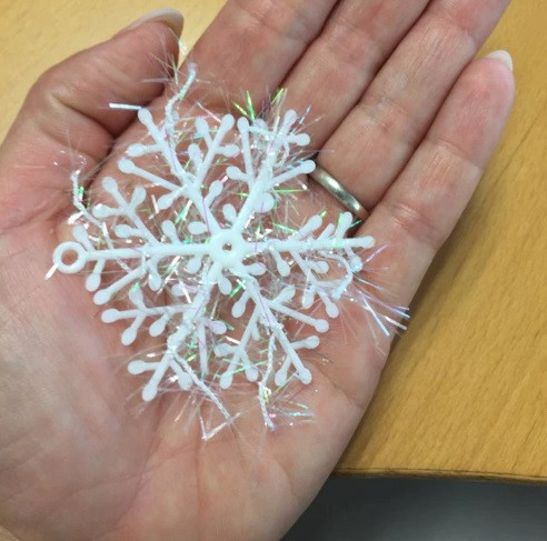 Снежинки для декора 10 штук 10 см белый Киев - изображение 3