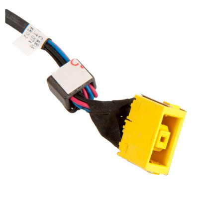 Роз'єм живлення ноутбука з кабелем для Lenovo PJ585 (прямоугольный + center pin), 5-p Универсальный (A49071) Вінниця - фото 2