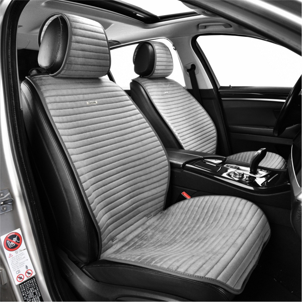 Комплект преміум накидок для сидінь CarLife Sport, grey Львів - фото 4