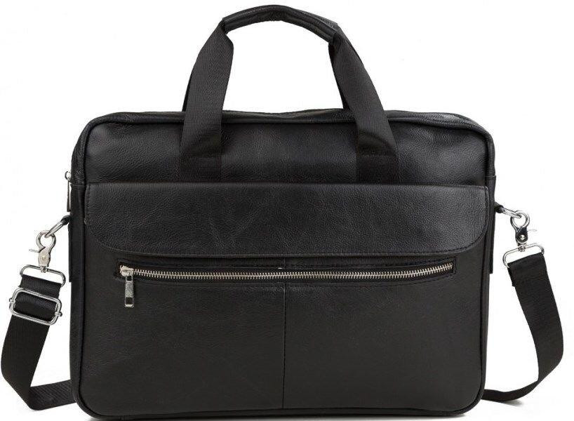 Сумка мужская Vintage 14627 кожаная Черная Киев - изображение 6