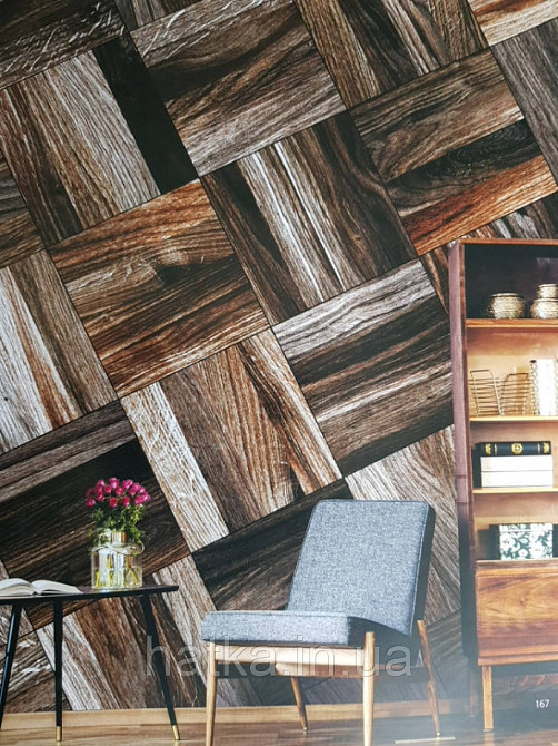 Шпалери вінілові на флізелін лофт Київ - фото 2