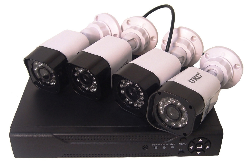 Комплект реєстратор DVR 4-канальний і 4 камери DVR CAD D001 KIT Вінниця - фото 1