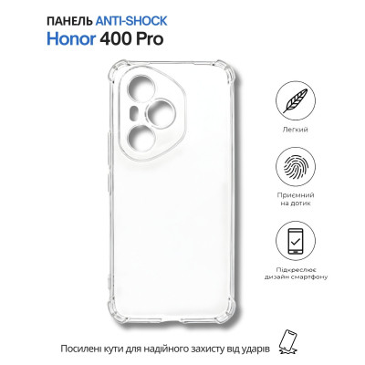 Чехол для мобильного телефона BeCover Anti-Shock Honor 400 Pro Clear (714712) Винница - изображение 5