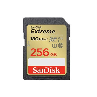 Карта памяти SanDisk 256GB SD class 10 UHS-I Extreme (SDSDXVV-256G-GNCIN) Винница - изображение 1