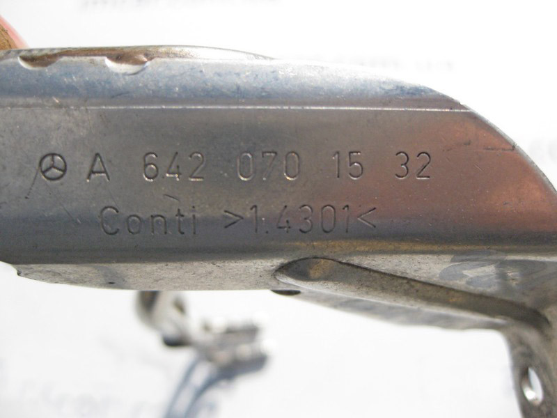 Mercedes-Benz  A6420701532 Паливопровід сталевий від паливної магістралі для двигуна OM642 V6 3.0 cdi S-Class W221 Одесса - изображение 3
