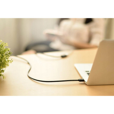 Дата кабель USB 2.0 AM/AF 0.5m US103 black Ugreen (10313) Винница - изображение 3