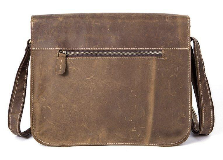 Cумка мужская с эффектом старины Vintage 14697 Коричневая Киев - изображение 2