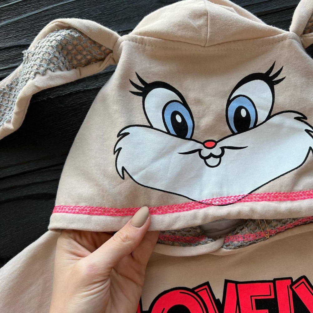 Костюм (Реглан + Жилетка з капюшоном + Штани) n-cey Беж, 104-110см пакунок малюка Киев - изображение 3