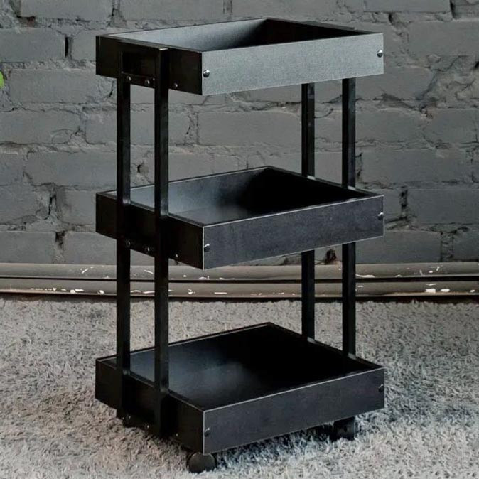 Этажерка для ванной на колёсиках 