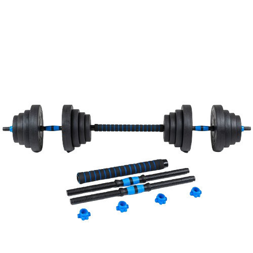 Гантели разборные битумные THUNDER GYM-03 с соединителем для штанги, 2 х 20 кг Киев - изображение 1