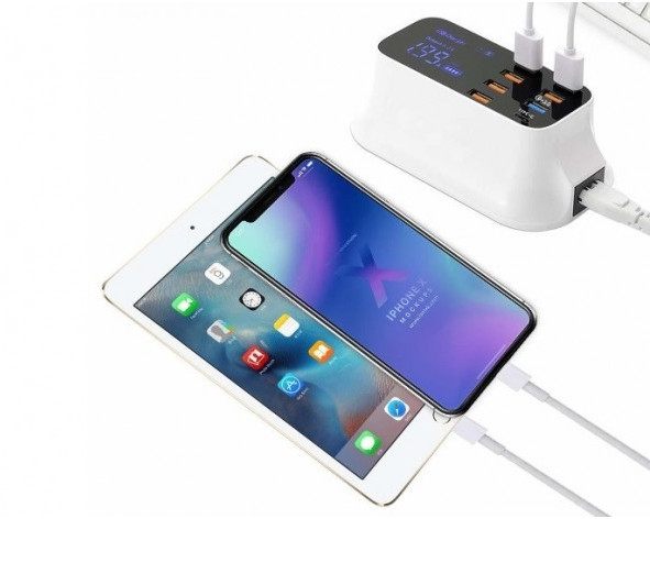 Быстрое зарядное устройство Hstrade на 8 портов Киев - изображение 2