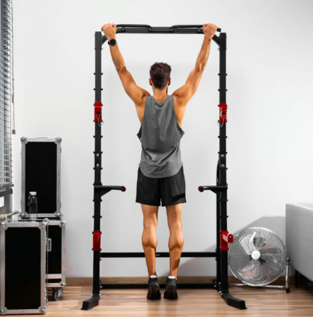 Силовая станция Hop-Sport HS-1014K с держателем для штанги и брусьями Киев