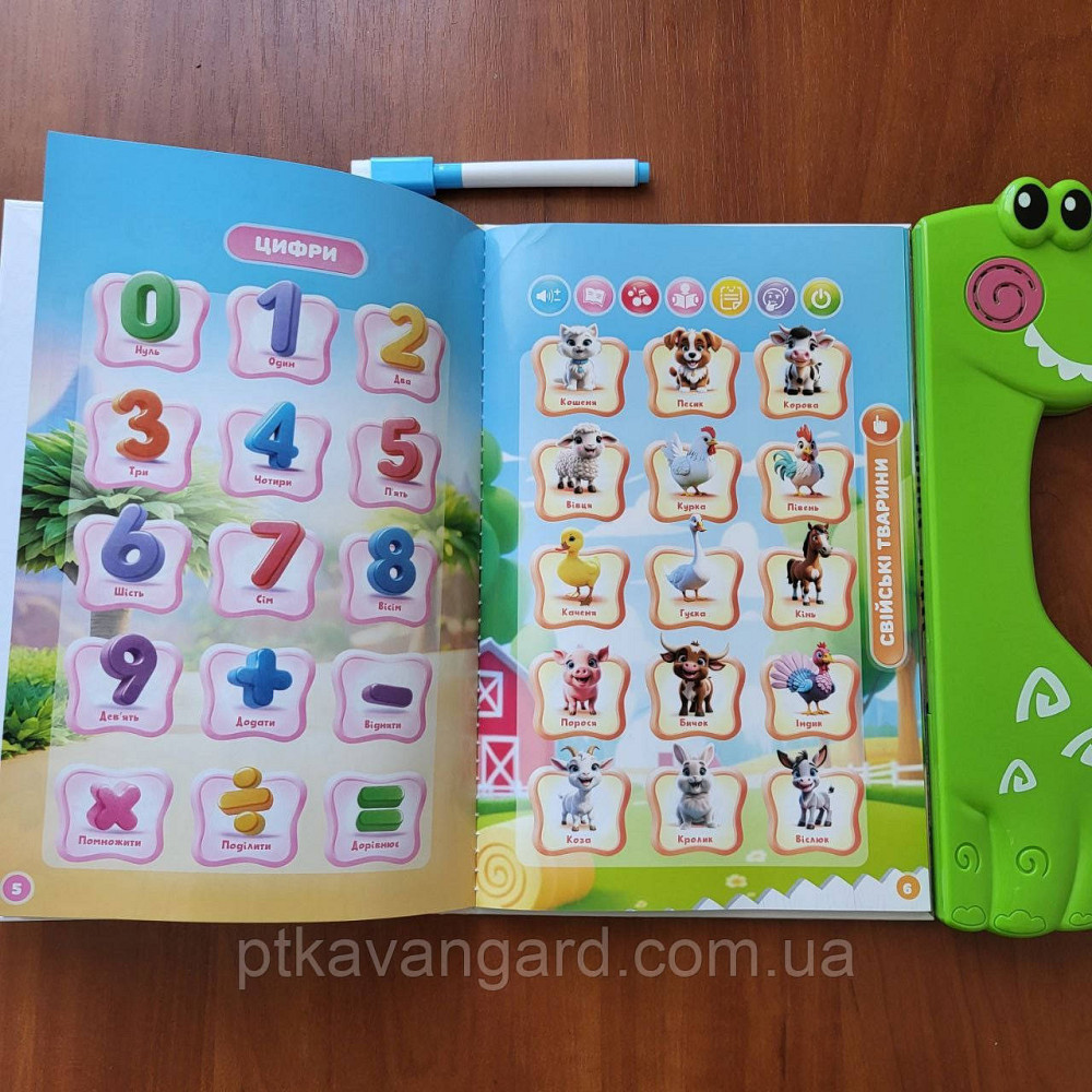 Книга інтерактивна Віммельбух розвиваюча навчальна "WToys" 51822  українською мовою, сенсорні кнопки Хмельницький - фото 9