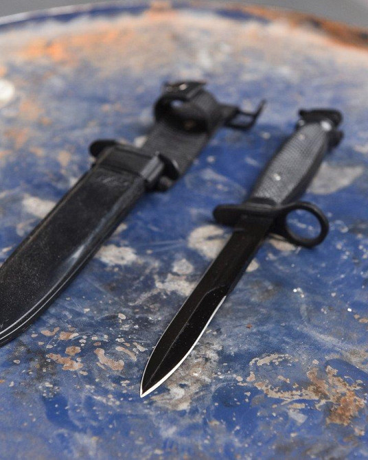 Армейский штык-нож M&P total black ВТ6820 Одесса - изображение 3