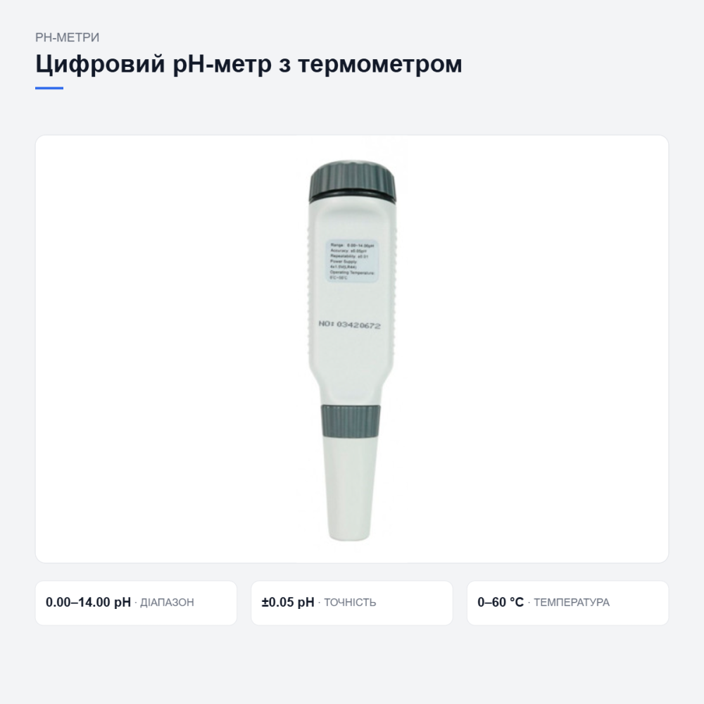 Цифровий pH-метр PH818 Київ - фото 7