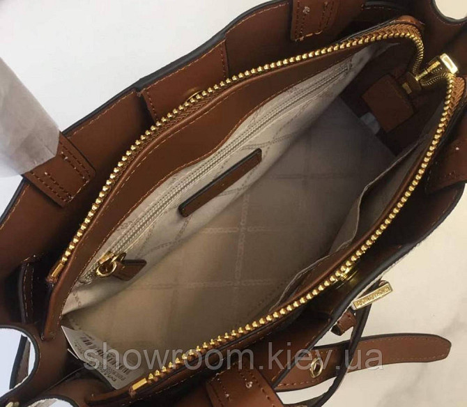Брендова жіноча сумочка MK Emilia-1 brown Київ - фото 8