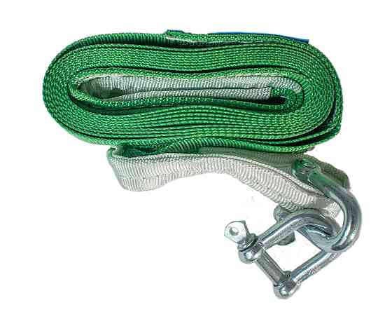 Буксирувальний трос 3т 4,5 метра автомобільний петля-скоба Дніпро