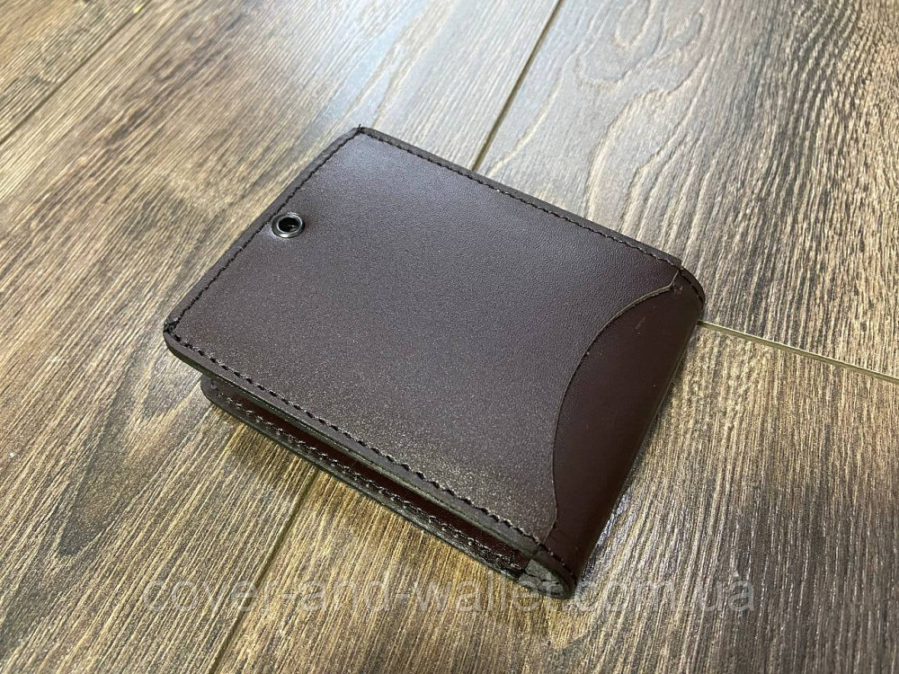 Шкіряна обкладинка ветеран МВС з кишенею для карток Київ - фото 5