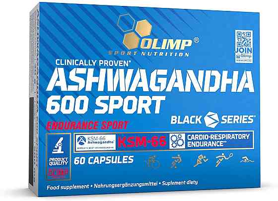 Екстракт ашваганди Olimp Ashwagandha 600 Sport 60 caps Луцьк