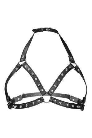 Портупея з металевими шипами Fetish Tentation Sexy Adjustable Chest Harness Львів