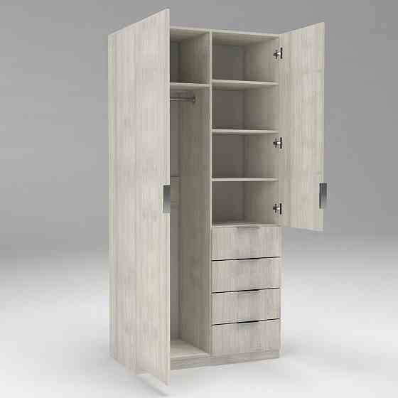 Шкаф Кристалл 1, Дуб Шамоні Світлий, 1000х520х2100 Львов