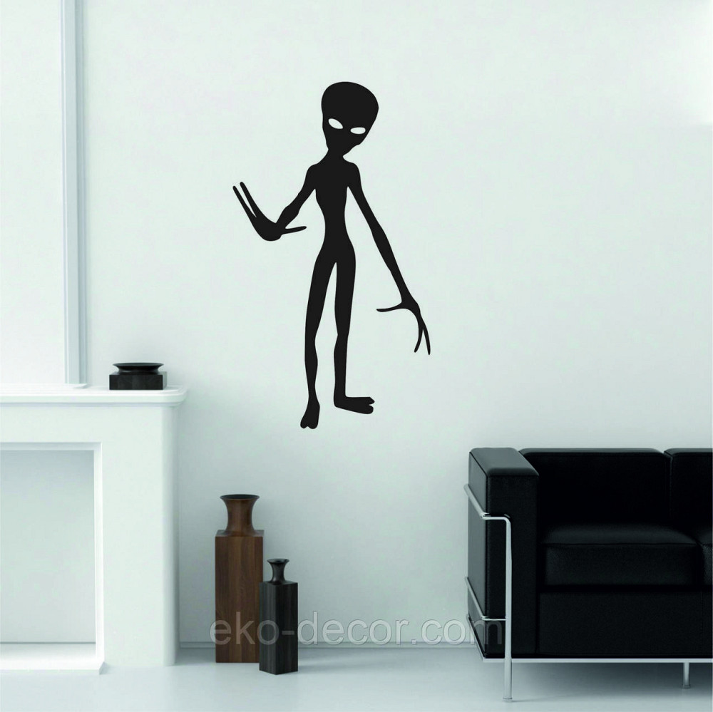 Декоративное настенное Панно «НЛО», Декор на стену 90*51 см, Черный Киев - изображение 9