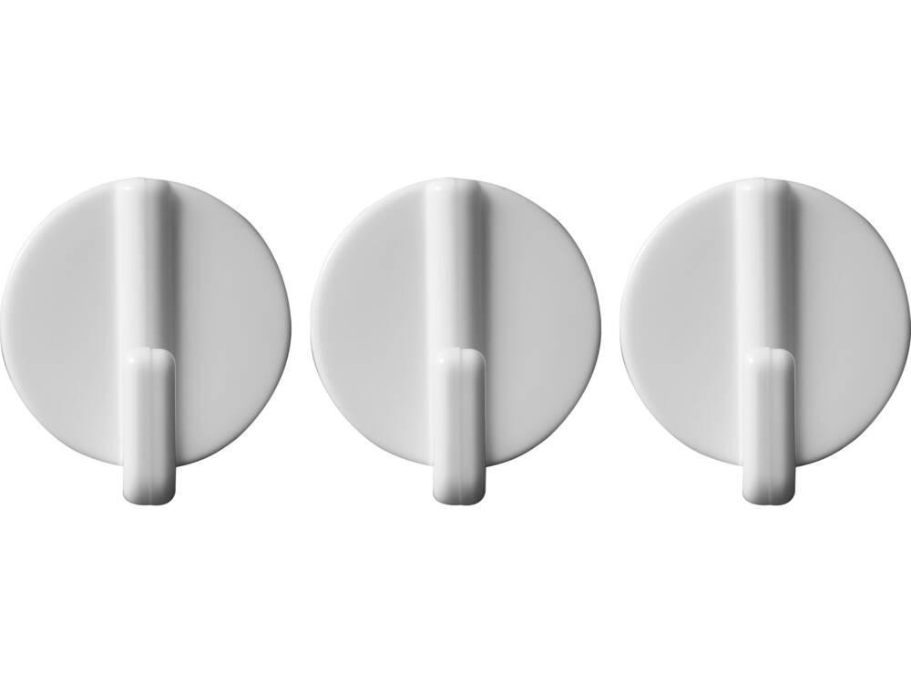 Гачок настінні самоклеючі круглі 3шт Харків - фото 1