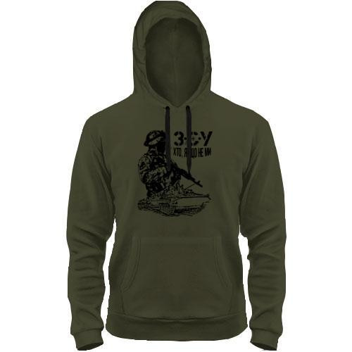 Кофта флісова олива ЗСУ ХТО ЯКЩО НЕ МИ M Чернівці - фото 1