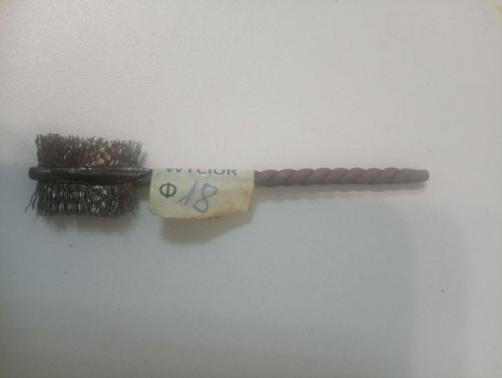 Йоржик дротяний жорсткий плоский N918 загальною довжиною 100мм довжиною йоржика 20мм шириною (діаметром) 18мм 18 Киев - изображение 1