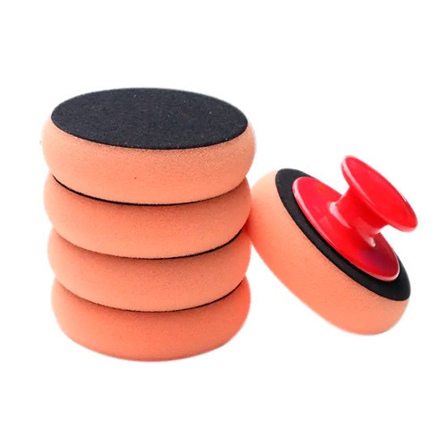 Набор губок 5шт с держателем для ручной полировки автомобиля, автоаксессуар Киев - изображение 1