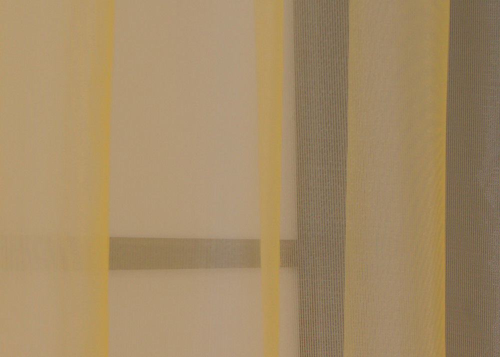 Кухонна арка VR-Textil № 000к з макраме жовтий з білим 260х150 см (51-207) Київ - фото 4