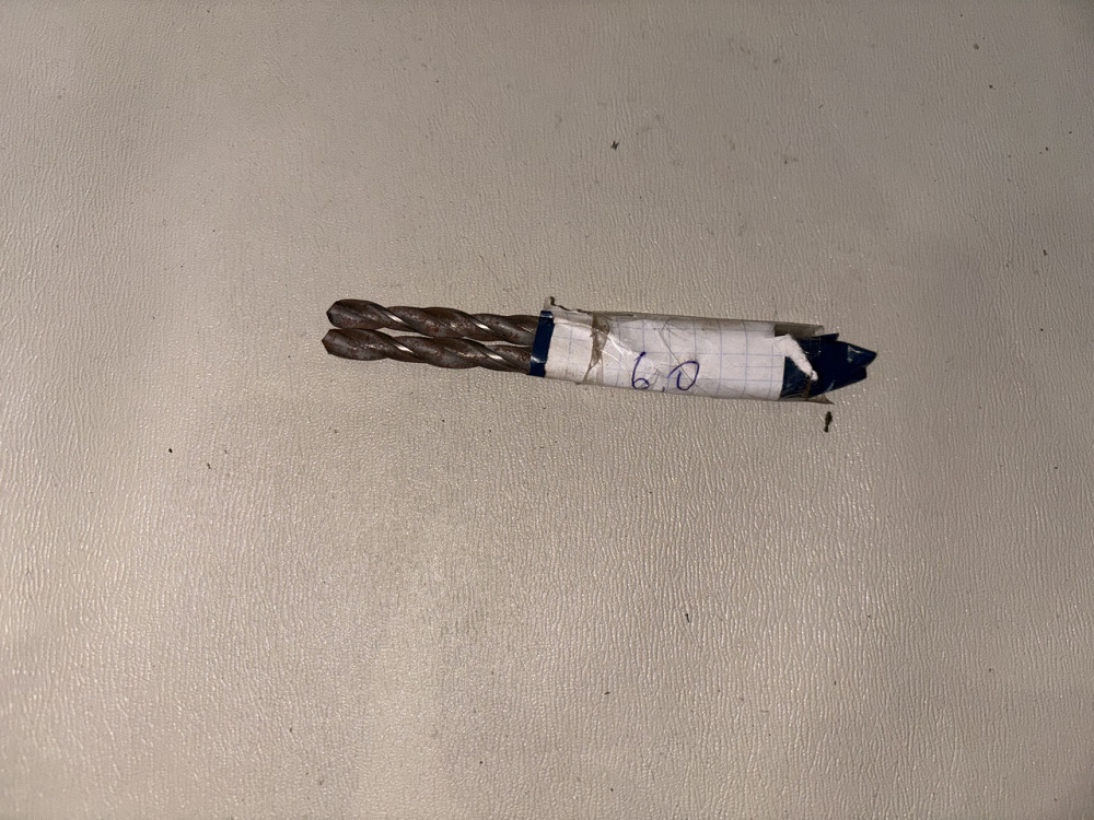 Сверло с цилиндрическим хвостовиком 6.0 мм. Р6М5. СССР. Харьков - изображение 1