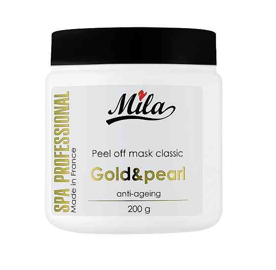 Альгинатная маска с золотом и жемчугом против морщин Peel Off Mask Enjoy Gold Mila Perfect 200 г Винница