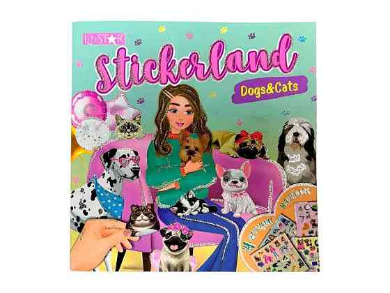 Книжка Stickerland 144 з наліпками Glamour Girls ТМ АПЕЛЬСИН Київ