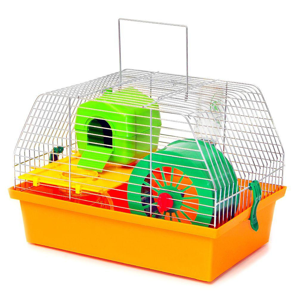 Металева клітка для малих грузунів Вілла Люкс 1 з аксесуарами (33.5 х 22.5 х 22.7 см), Лорі Київ - фото 4