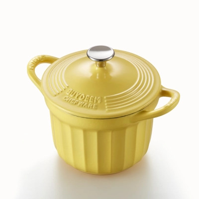 Гусятниця Buydeem CP541 Mellow Yellow чавунна емальована 1.8 л (CP541-MY) Вінниця - фото 11