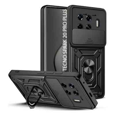 Чехол для мобильного телефона BeCover Military Tecno Spark 20 Pro Plus (KJ7) Black (712169) Винница