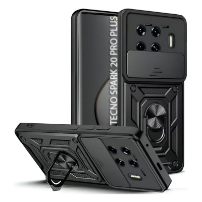 Чехол для мобильного телефона BeCover Military Tecno Spark 20 Pro Plus (KJ7) Black (712169) Винница - изображение 1