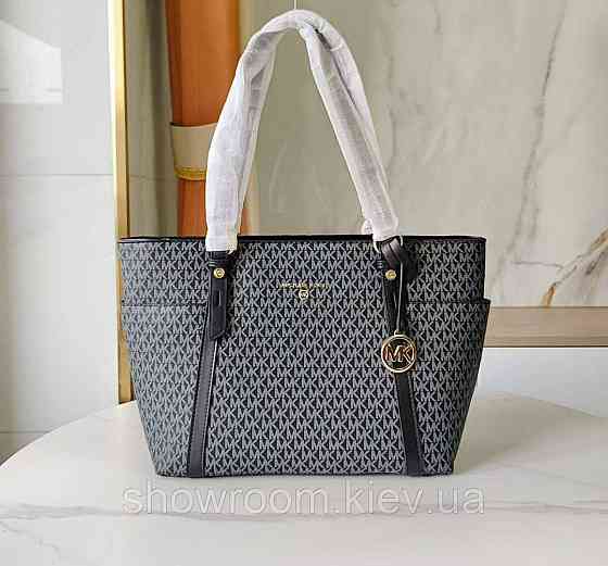 Жіноча сумка шопер Michael Kors (55007) Lux сіра Київ